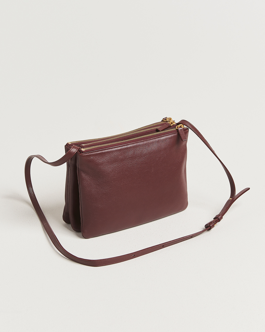 Men | Gifts for Her | Celine Pre-Owned | Trio Bag Medium Bordeaux