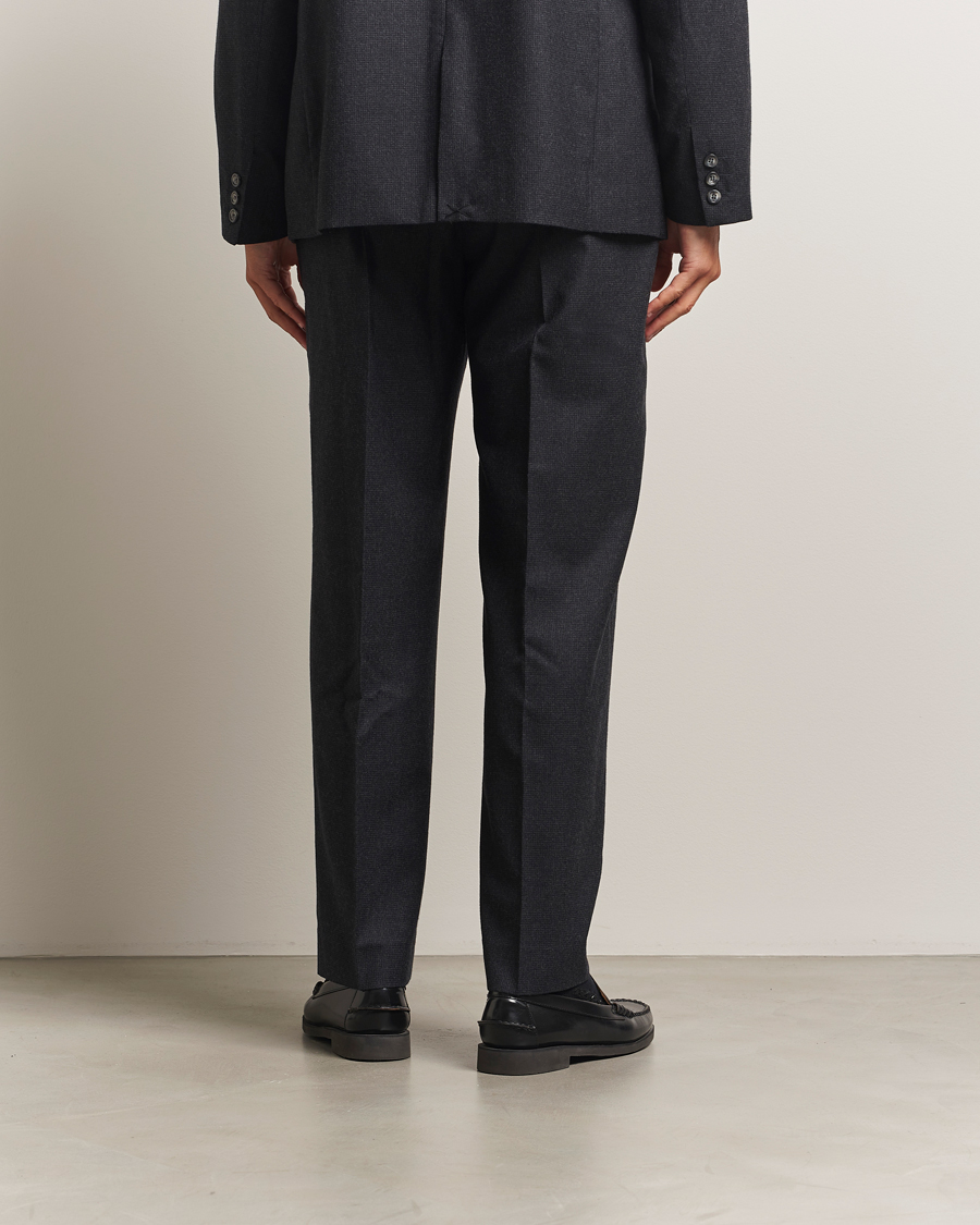 Men | Trousers | Palmes | Wool Pleated Trousers Black