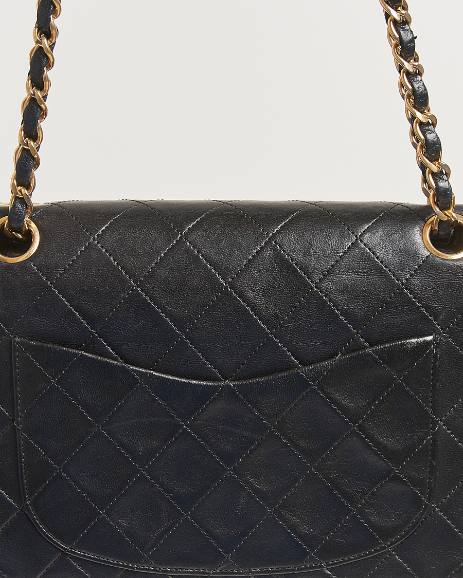 Men | Pre-Owned & Vintage Bags | Chanel Pre-Owned | Classic Double Flap Small Lambskin Black