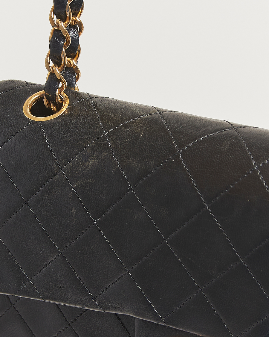 Men | Pre-Owned & Vintage Bags | Chanel Pre-Owned | Classic Double Flap Small Lambskin Black