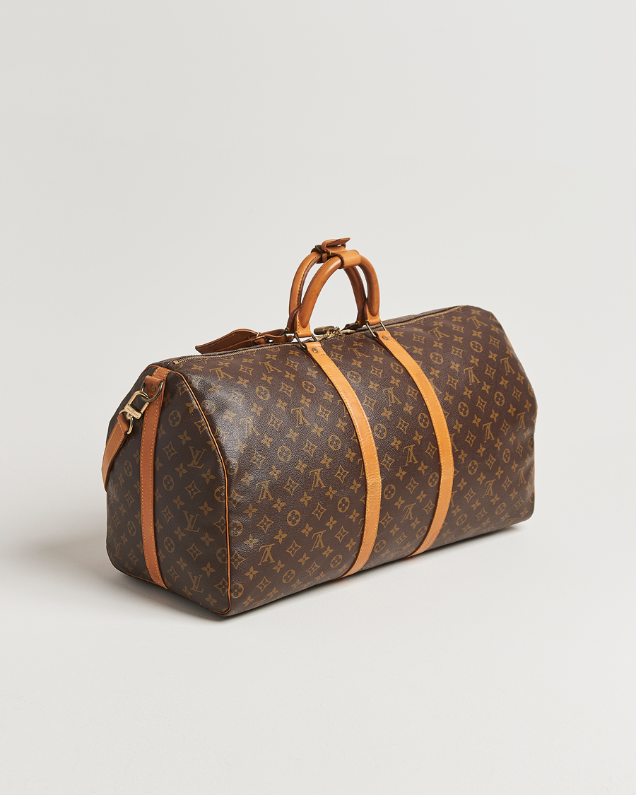 Men | Pre-Owned & Vintage Bags | Louis Vuitton Pre-Owned | Keepall Bandoulière 55 Monogram