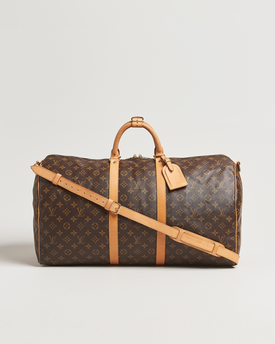 Men | Pre-Owned & Vintage Bags | Louis Vuitton Pre-Owned | Keepall Bandoulière 55 Monogram