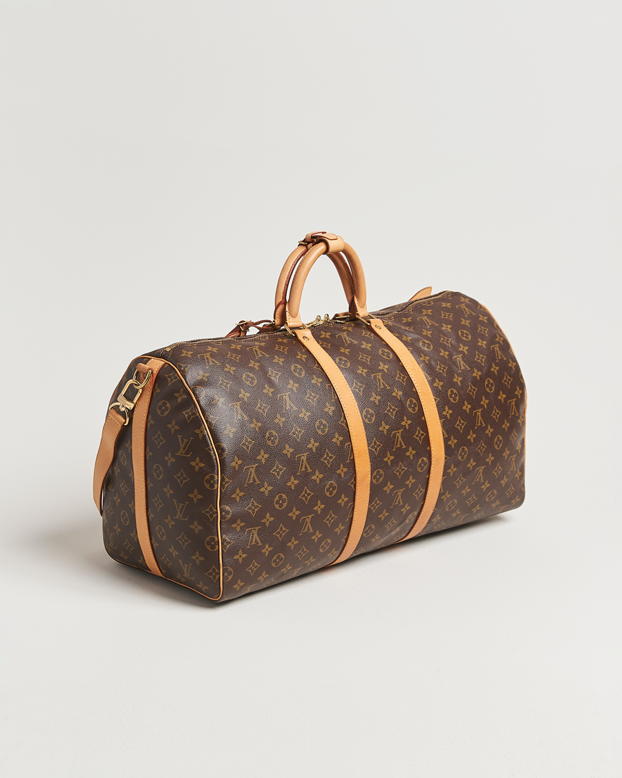 Men | Pre-Owned & Vintage Bags | Louis Vuitton Pre-Owned | Keepall Bandoulière 55 Monogram