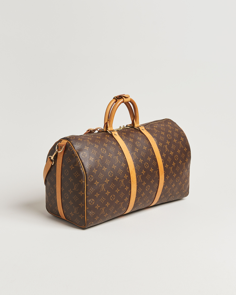 Men | Pre-Owned & Vintage Bags | Louis Vuitton Pre-Owned | Keepall Bandoulière 50 Monogram
