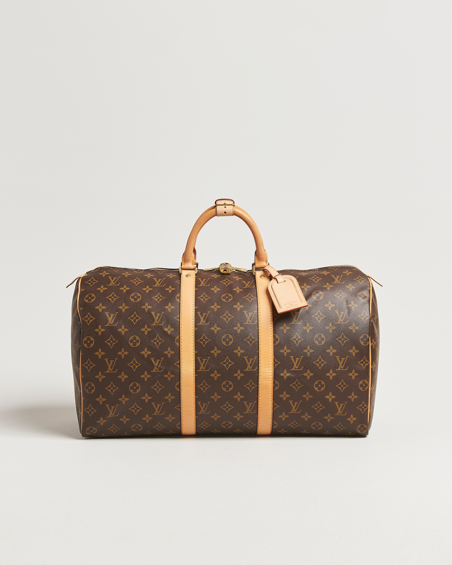 Men | Pre-Owned & Vintage Bags | Louis Vuitton Pre-Owned | Keepall 50 Monogram