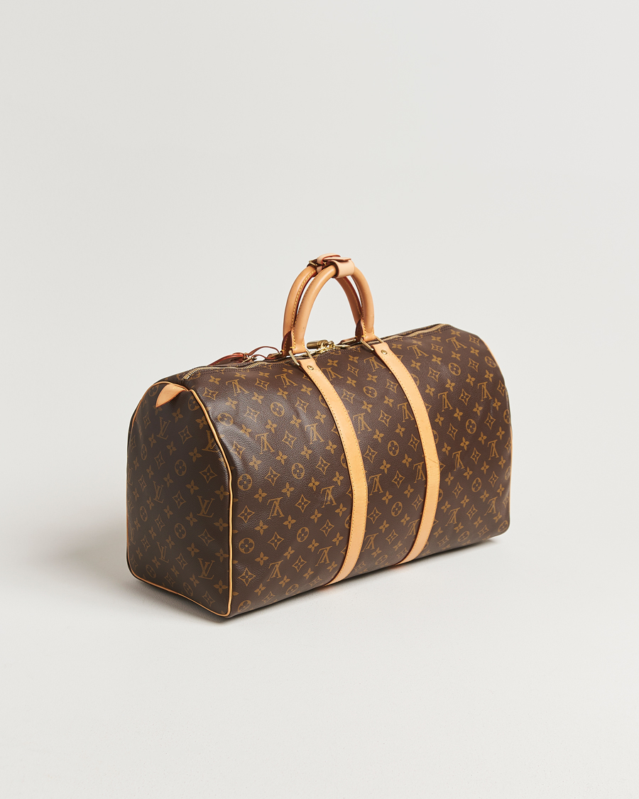 Men | Pre-Owned & Vintage Bags | Louis Vuitton Pre-Owned | Keepall 50 Monogram