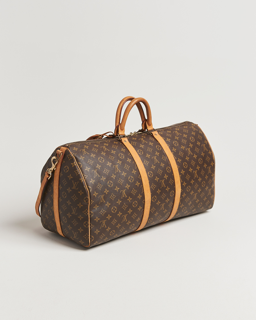 Men | Pre-Owned & Vintage Bags | Louis Vuitton Pre-Owned | Keepall Bandoulière 55 Monogram