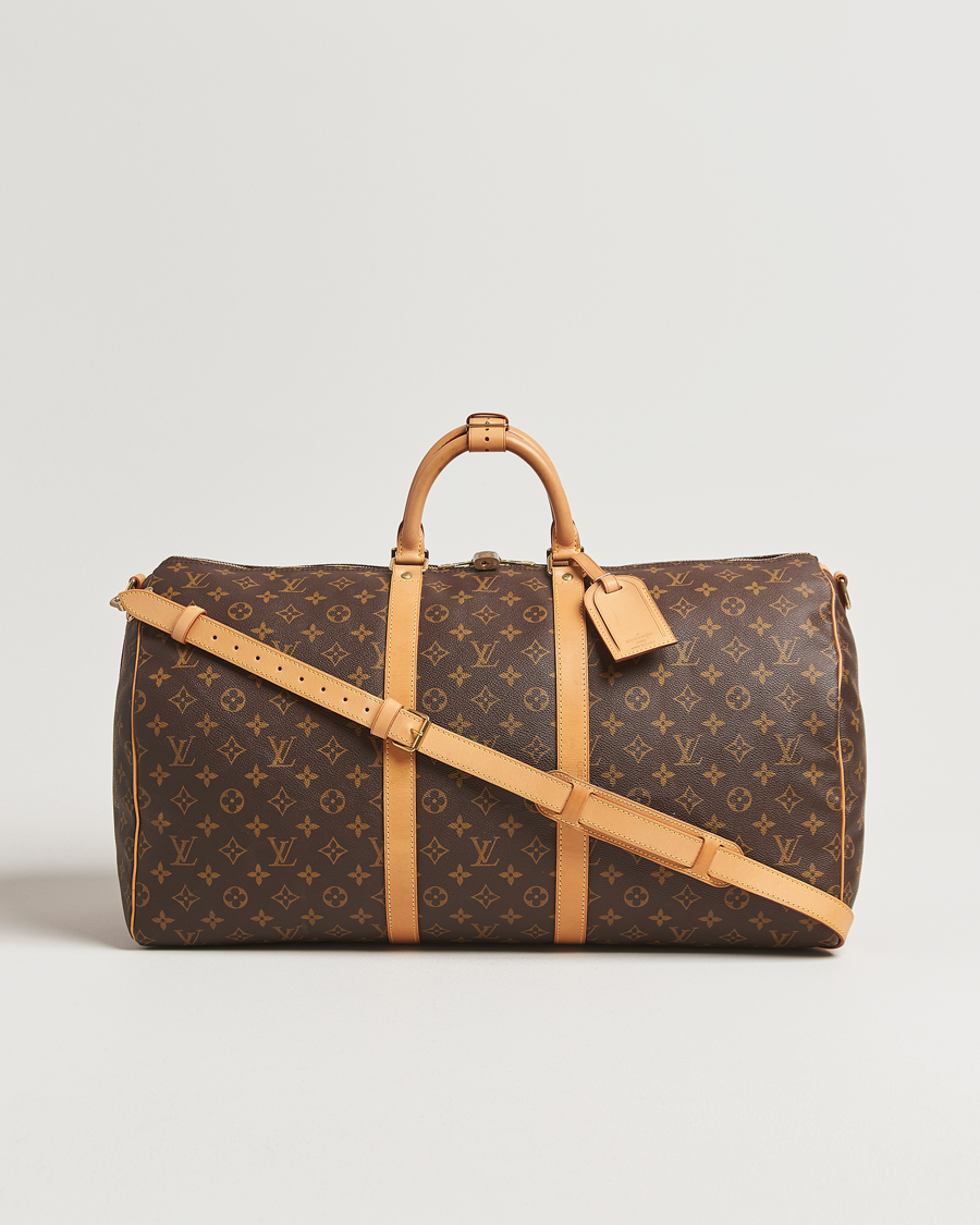 Men | Louis Vuitton Pre-Owned Keepall Bandoulière 55 Monogram | Louis Vuitton Pre-Owned | Keepall Bandoulière 55 Monogram
