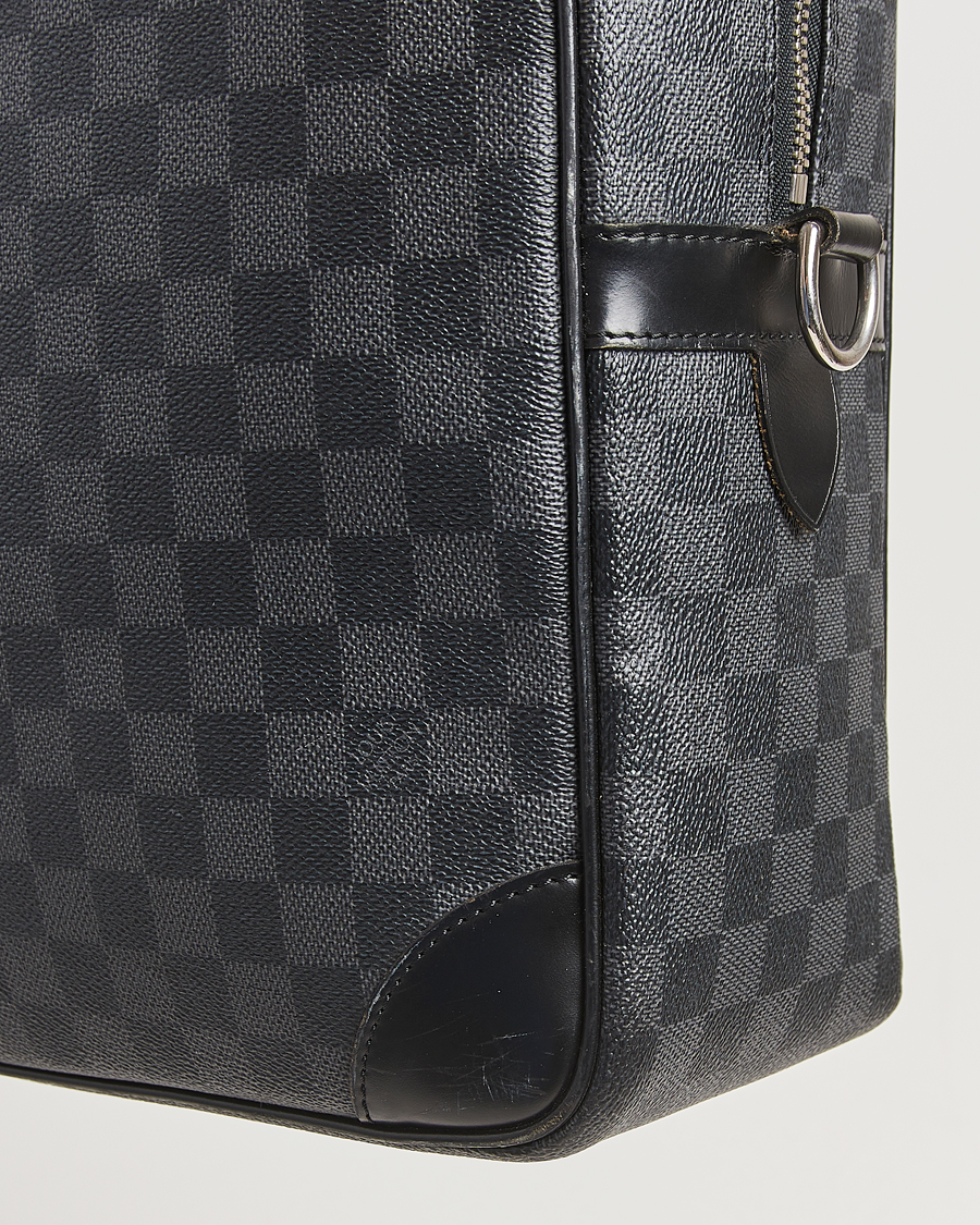 Men | Pre-Owned & Vintage Bags | Louis Vuitton Pre-Owned | Porte Document Voyager Damier Graphite