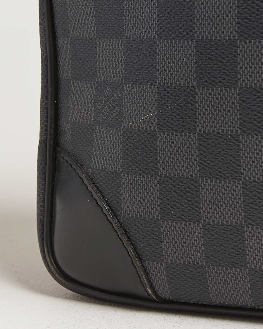 Men | Pre-Owned & Vintage Bags | Louis Vuitton Pre-Owned | Porte Document Voyager Damier Graphite