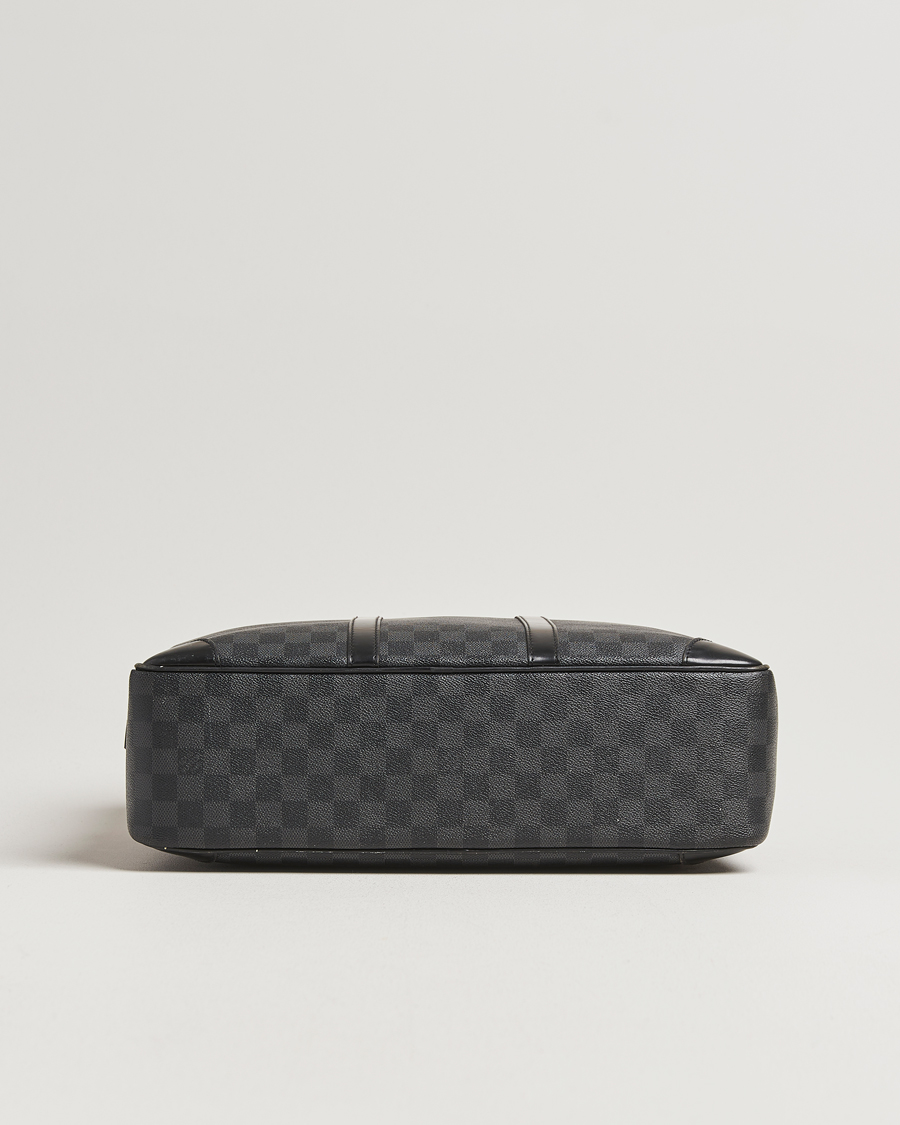 Men | Pre-Owned & Vintage Bags | Louis Vuitton Pre-Owned | Porte Document Voyager Damier Graphite