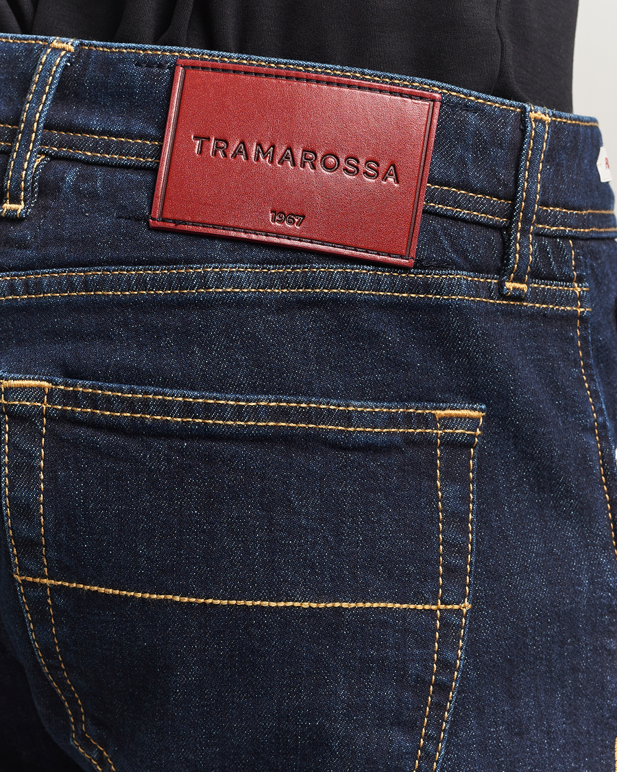 Men | Trousers | Tramarossa | Michelangelo Stretch Jeans Blue Raw