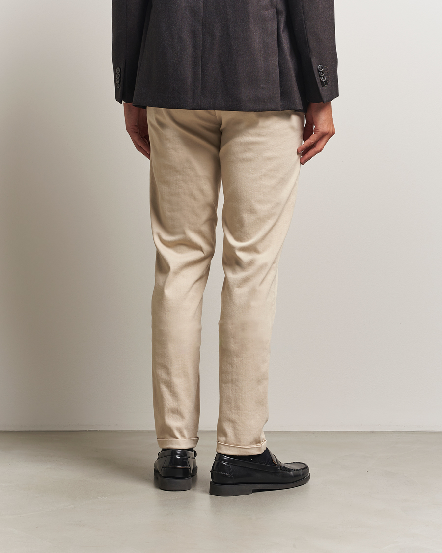Men | Trousers | Tramarossa | Luis Superstrech Cotton Chino Beige