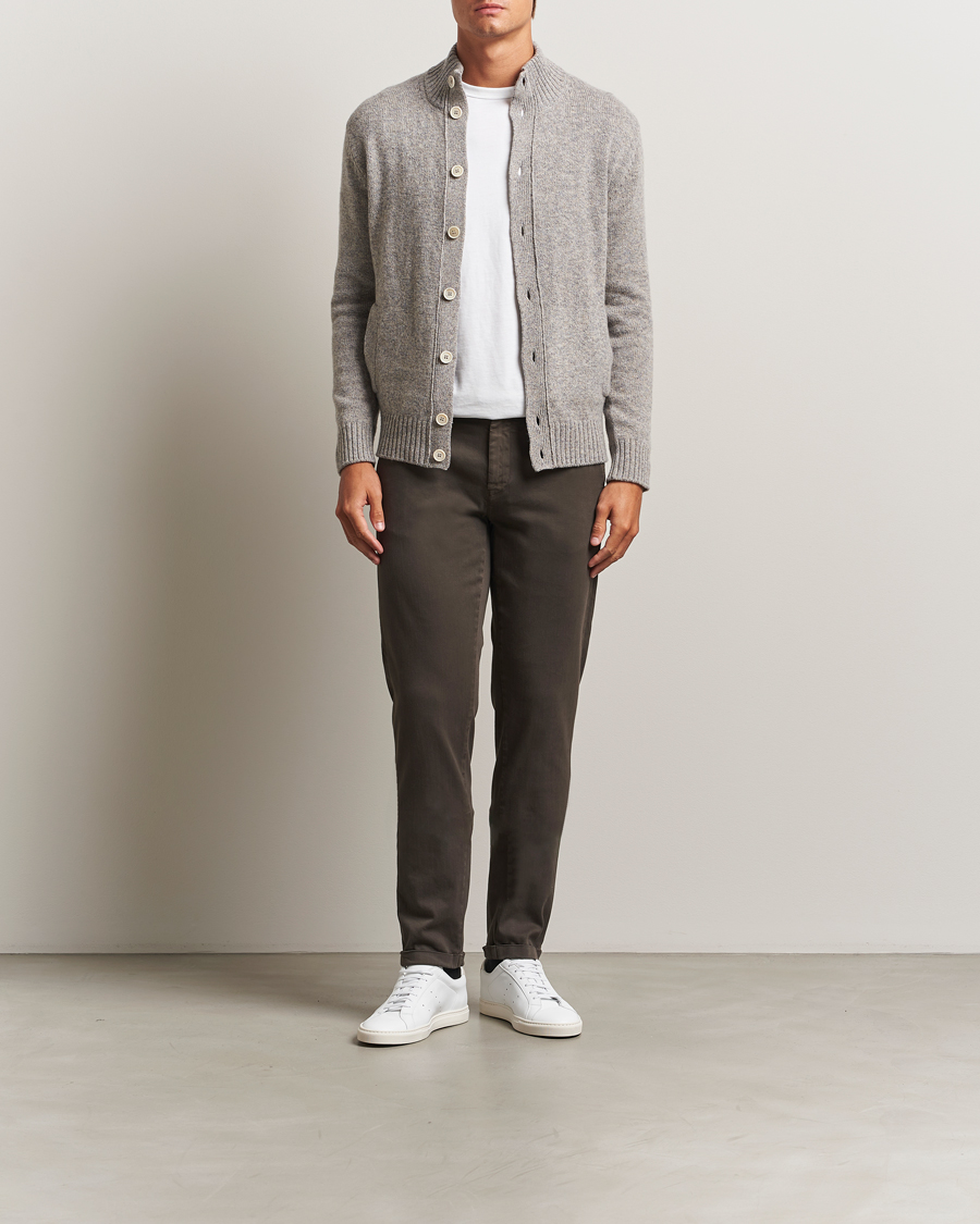 Men | Trousers | Tramarossa | Luis Superstrech Cotton Chino Brown