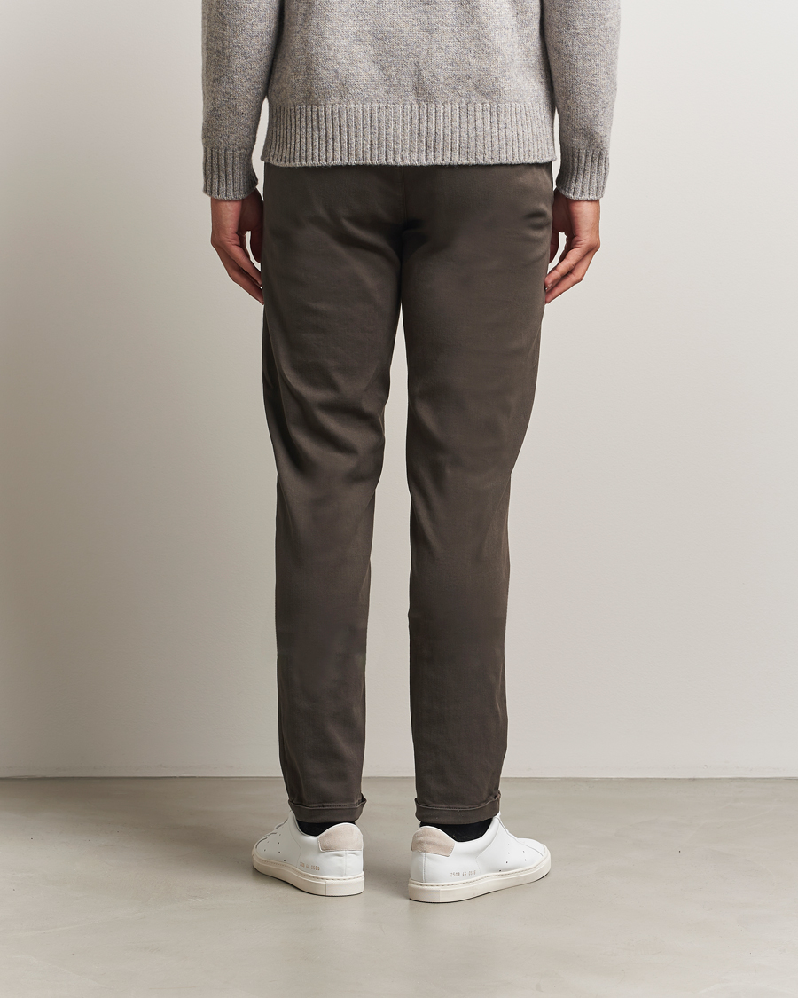 Men | Trousers | Tramarossa | Luis Superstrech Cotton Chino Brown