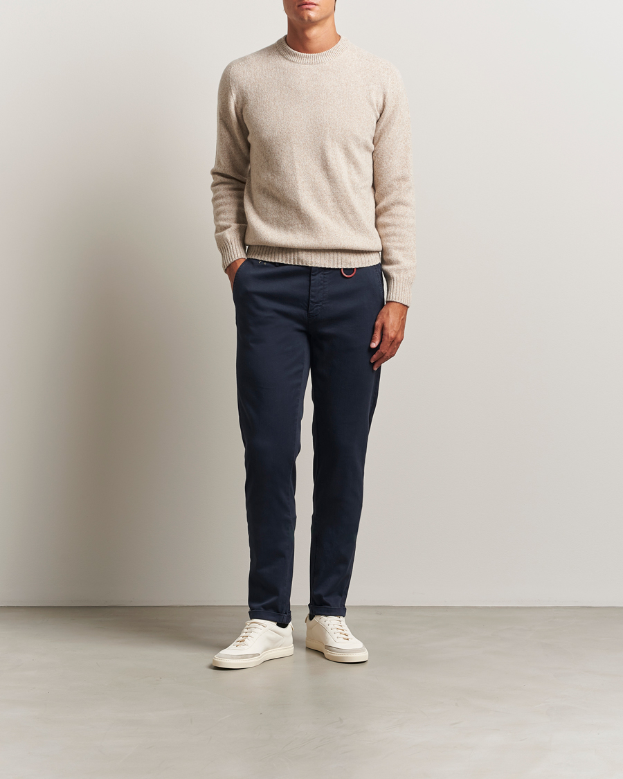 Men | Trousers | Tramarossa | Luis Superstrech Cotton Chino Dark Blu