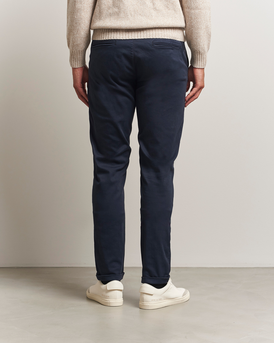 Men | Trousers | Tramarossa | Luis Superstrech Cotton Chino Dark Blu