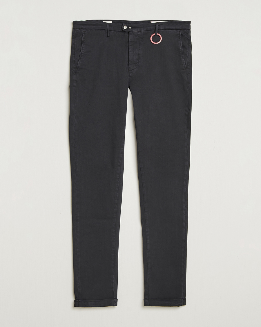 Men | Trousers | Tramarossa | Luis Superstrech Cotton Chino Black