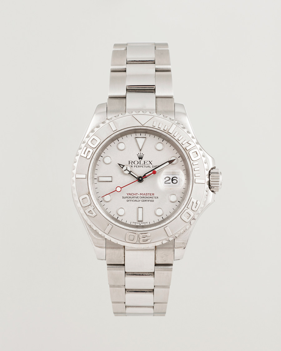 Men | Pre-Owned & Vintage Watches | Rolex Pre-Owned | Yacht‑Master Rhodium