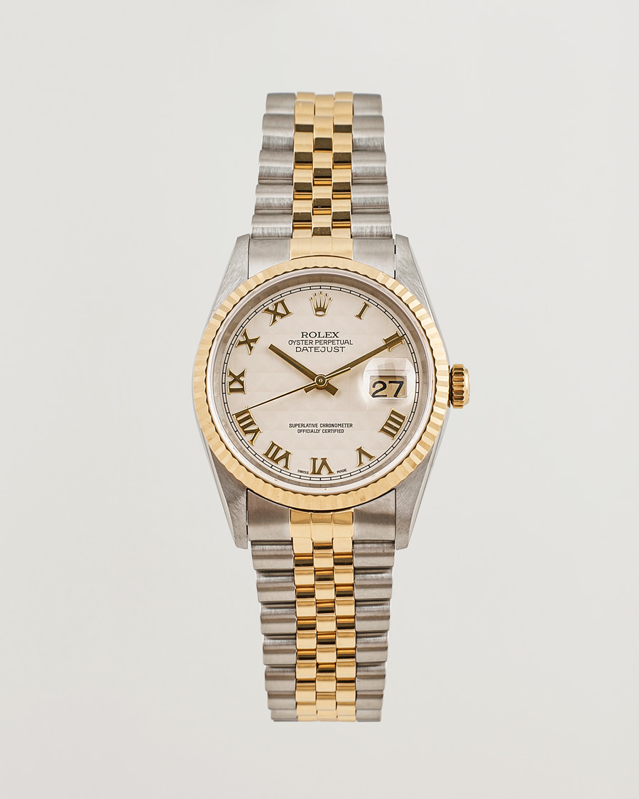 Men | Rolex Pre-Owned Datejust Pyramid dial | Rolex Pre-Owned | Datejust Pyramid dial