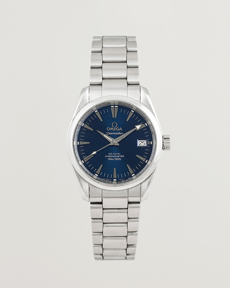 Men | Omega Pre-Owned Seamaster Aqua Terra 150M Blue  | Omega Pre-Owned | Seamaster Aqua Terra 150M Blue 