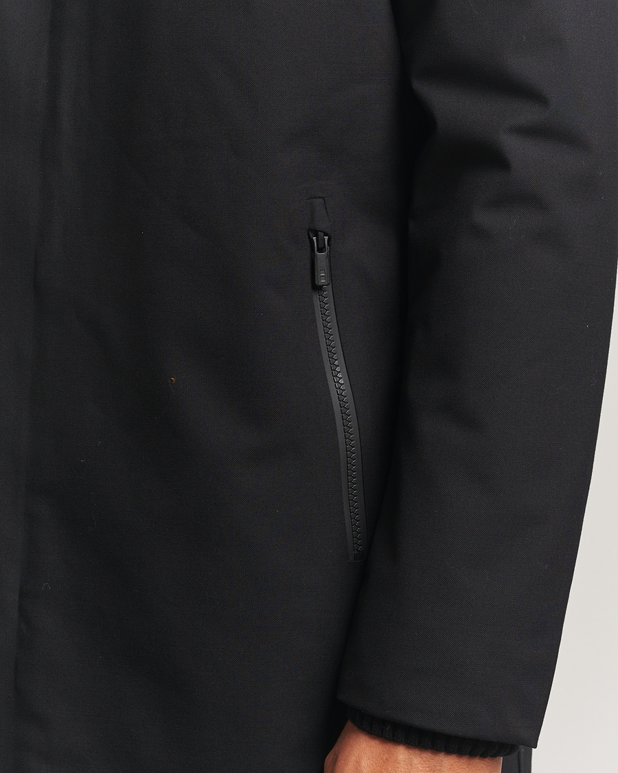 Men | Coats & Jackets | UBR | Regulator Coat Savile Black Wool