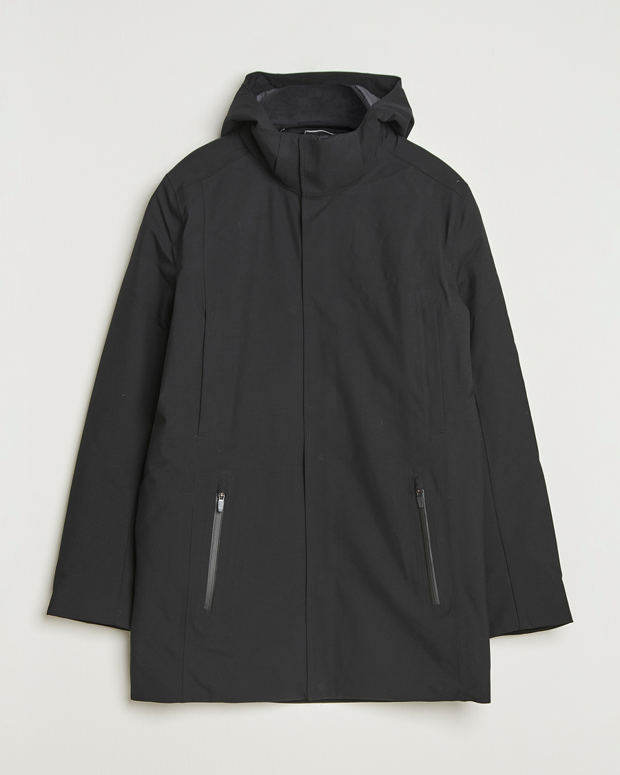 Men | Coats & Jackets | UBR | Regulator Parka Savile Black Wool