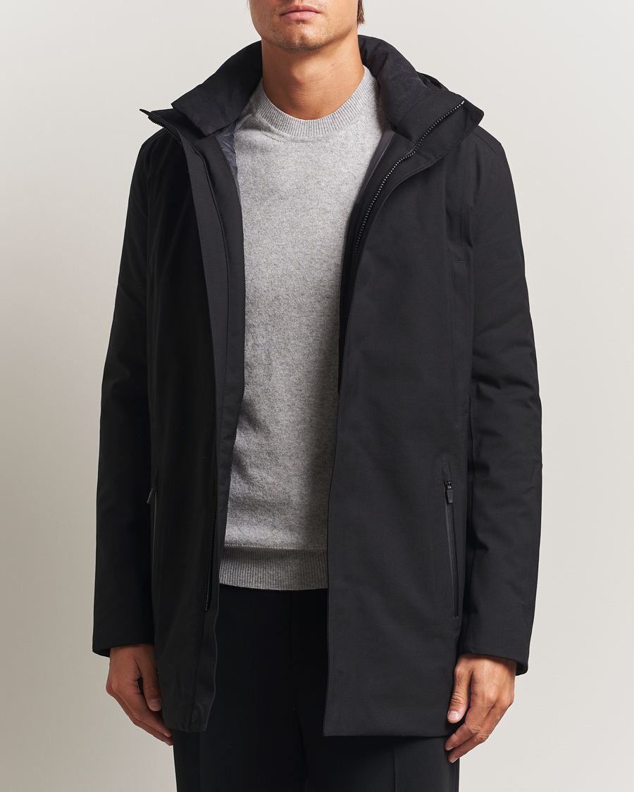 Men | Coats & Jackets | UBR | Regulator Parka Savile Black Wool