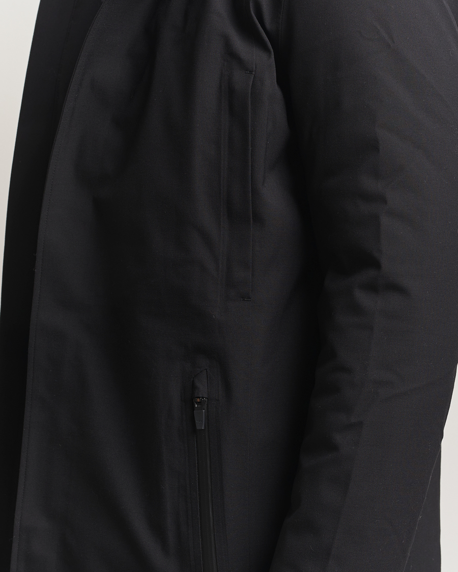 Men | Coats & Jackets | UBR | Regulator Parka Savile Black Wool