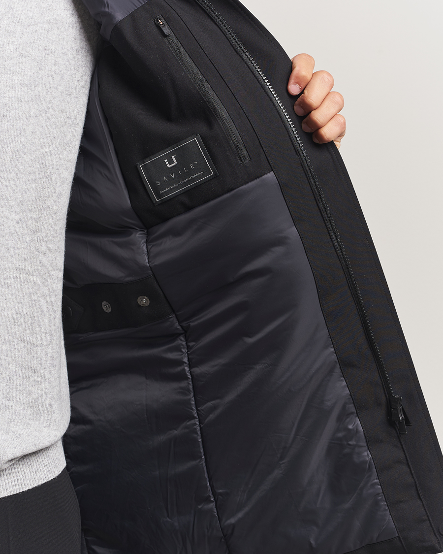 Men | Coats & Jackets | UBR | Regulator Parka Savile Black Wool