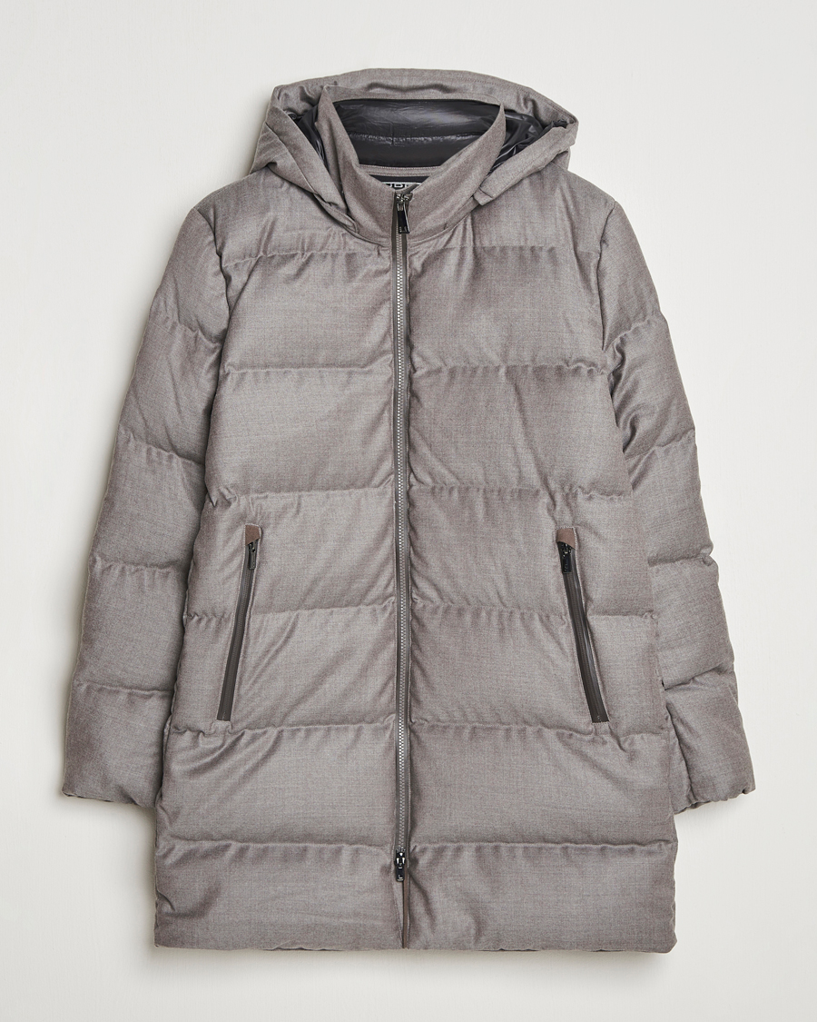 Men | Coats & Jackets | UBR | Concorde Wool Parka Savile Sand Melange