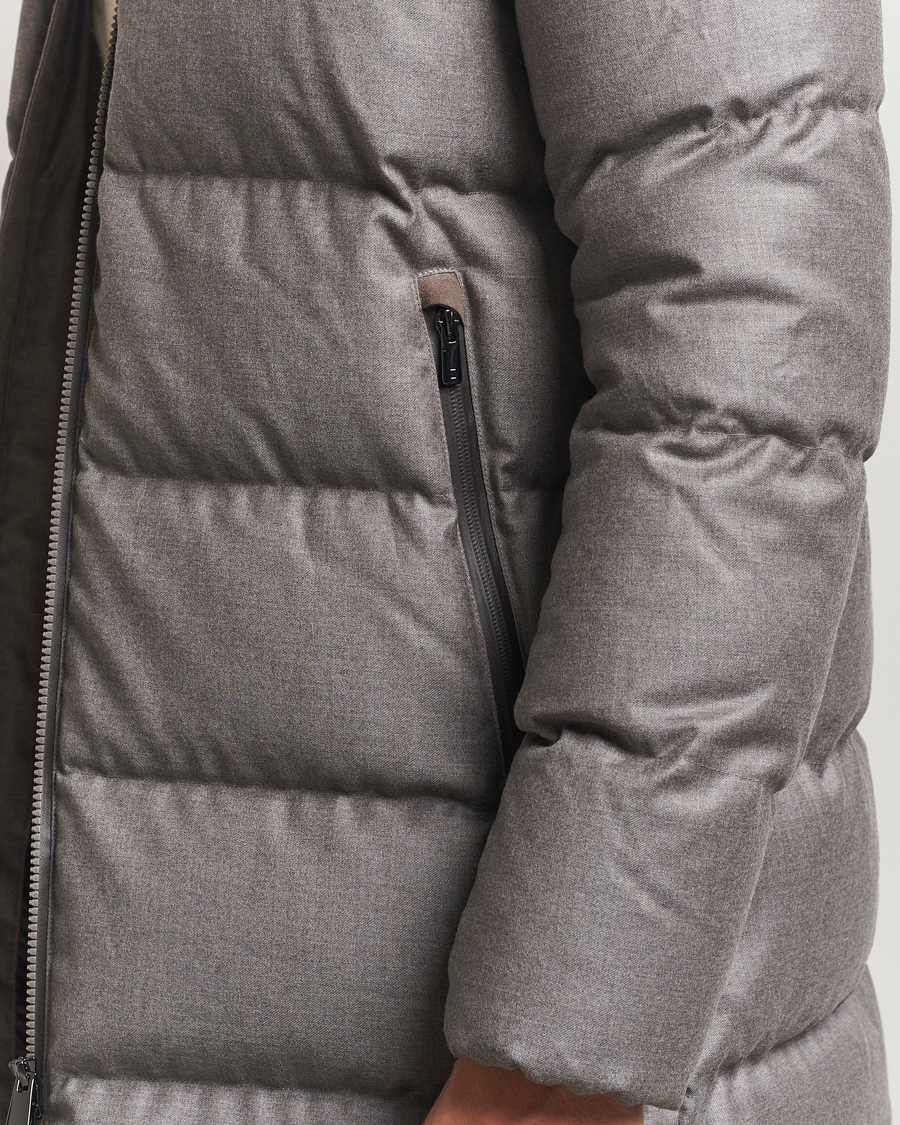 Men | Coats & Jackets | UBR | Concorde Wool Parka Savile Sand Melange