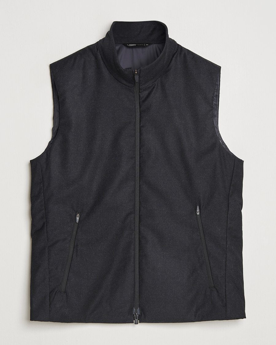 Men | Gilets | UBR | Raptor Lightweight Vest Savile Black Melange