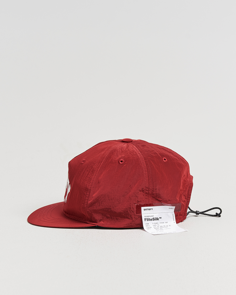 Men | Hats & Caps | Satisfy | FliteSilk Running Cap Burgundy