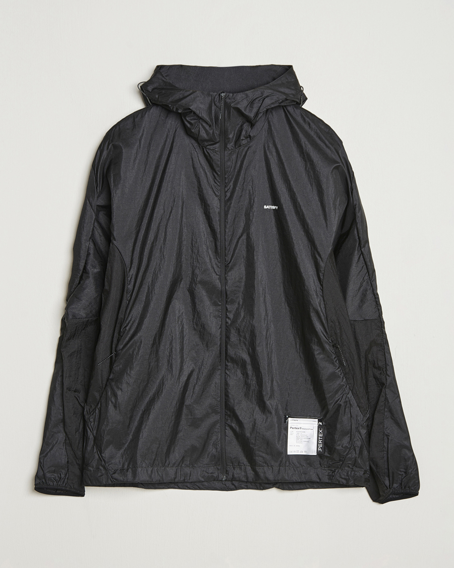 Men | Coats & Jackets | Satisfy | Pertex Diamond Fuse Windbreaker Black