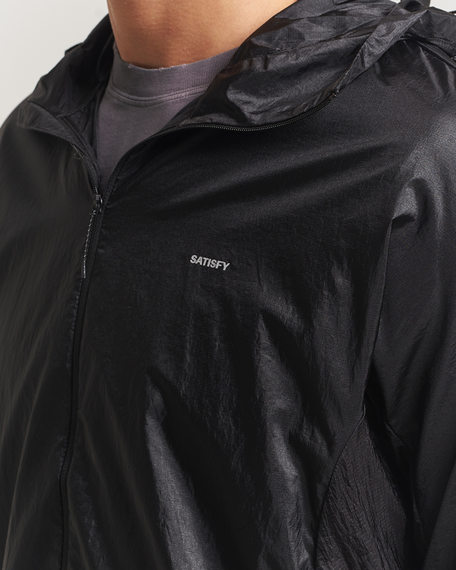 Men | Coats & Jackets | Satisfy | Pertex Diamond Fuse Windbreaker Black