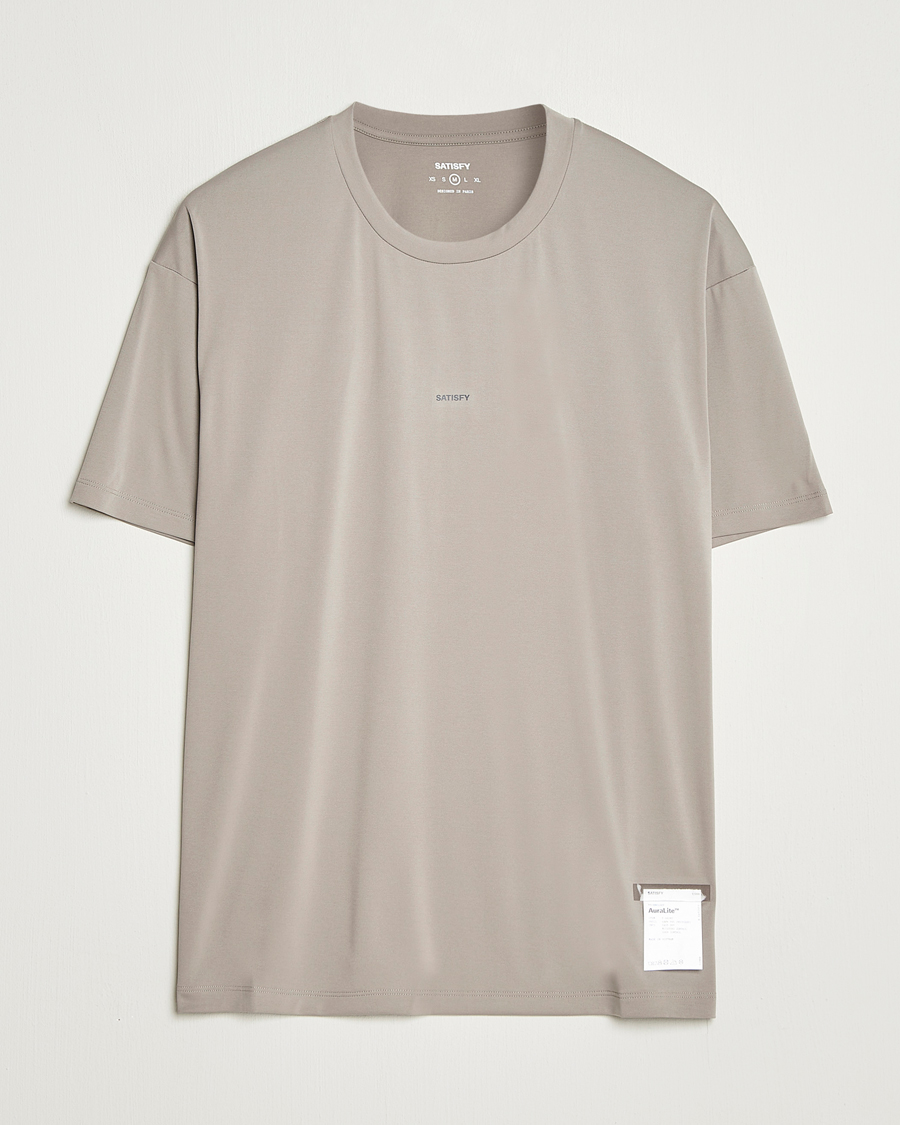 Men | T-Shirts | Satisfy | AuraLite T-Shirt Aluminium