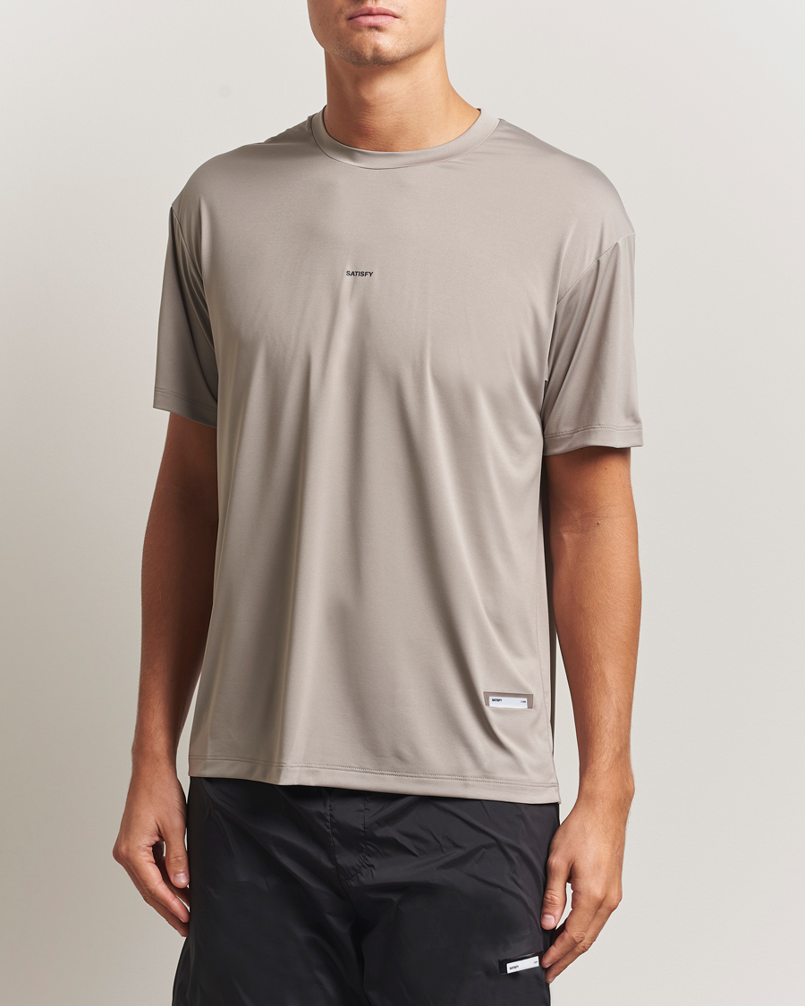 Men | T-Shirts | Satisfy | AuraLite T-Shirt Aluminium
