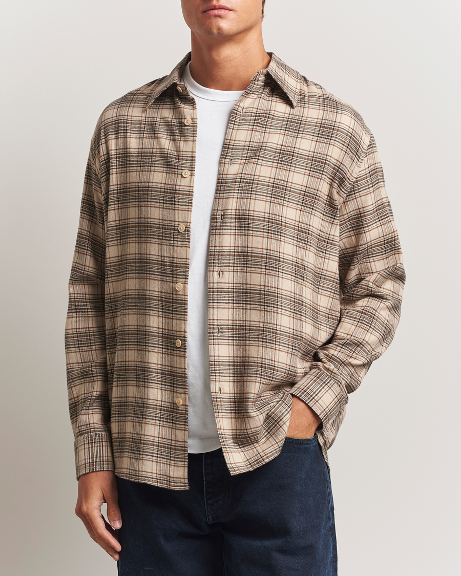 Men | Shirts | Sunflower | Studio Shirt Beige Check