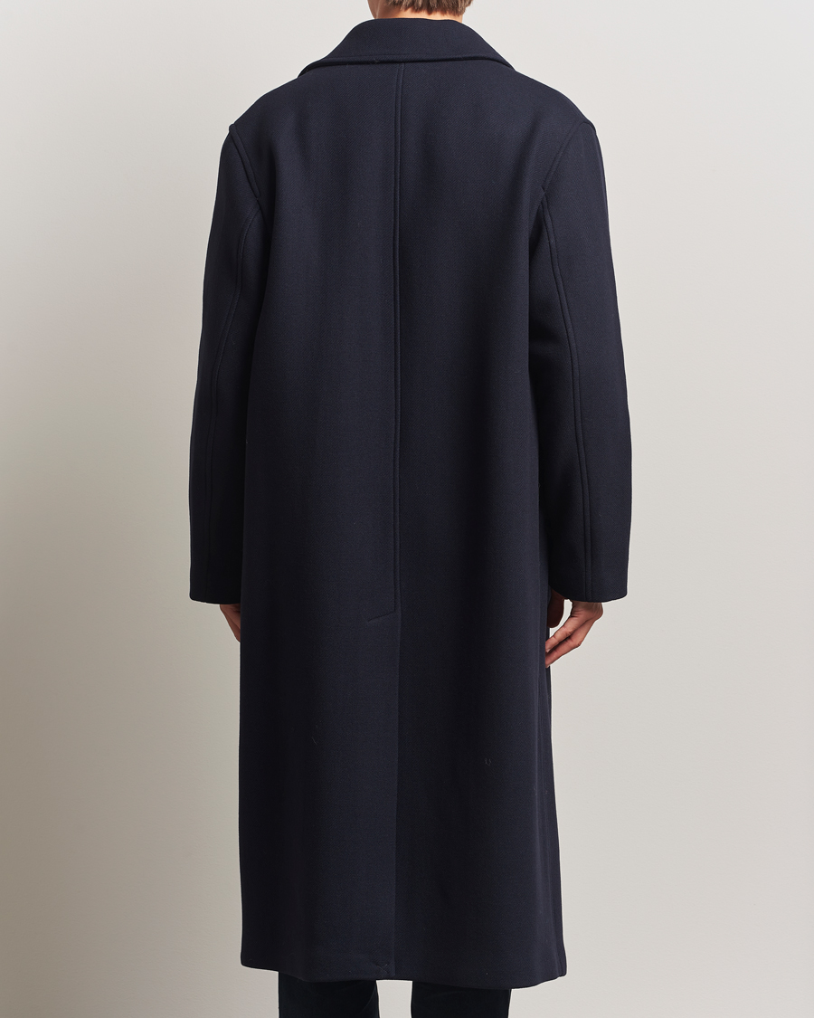 Men | Coats & Jackets | Sunflower | Wool Winter Coat Navy
