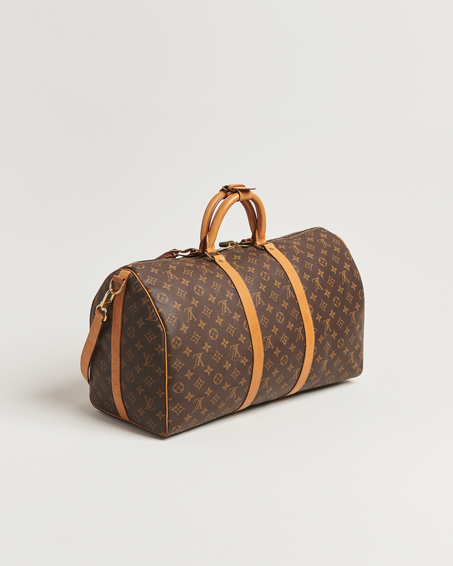 Men | Pre-Owned & Vintage Bags | Louis Vuitton Pre-Owned | Keepall Bandoulière 50 Monogram