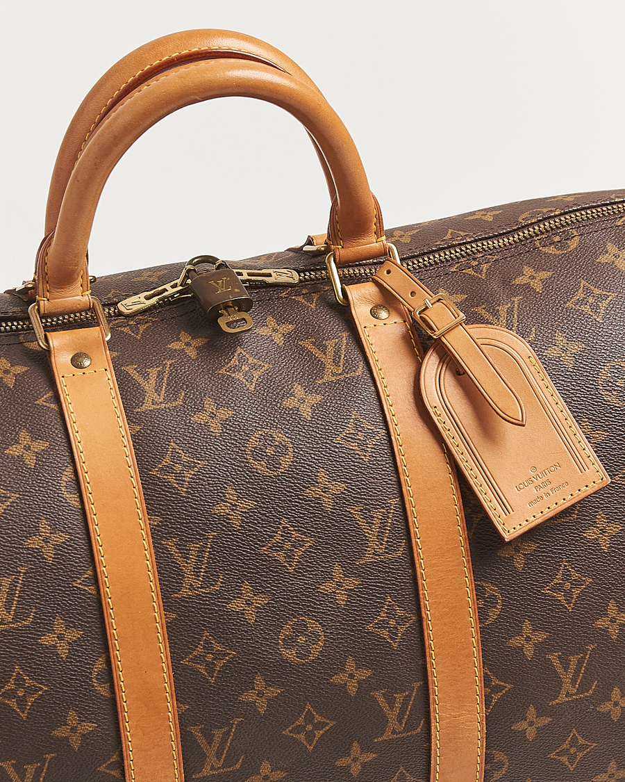 Men | Pre-Owned & Vintage Bags | Louis Vuitton Pre-Owned | Keepall Bandoulière 50 Monogram