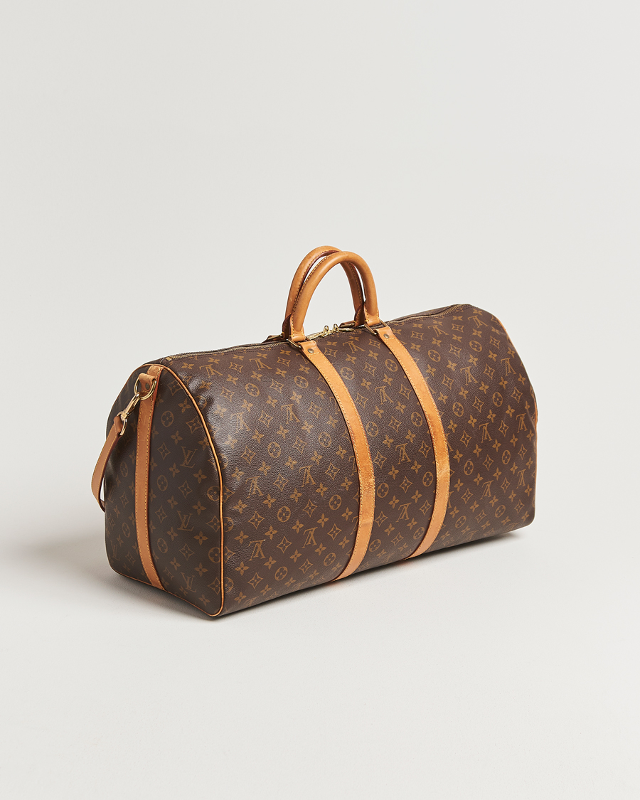 Men | Pre-Owned & Vintage Bags | Louis Vuitton Pre-Owned | Keepall Bandoulière 55 Monogram