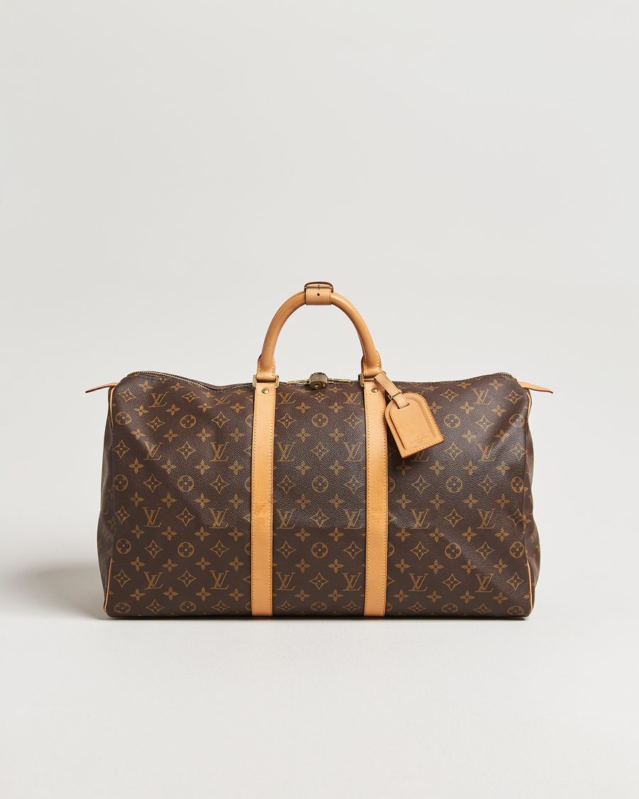 Men | Pre-Owned & Vintage Bags | Louis Vuitton Pre-Owned | Keepall 50 Monogram