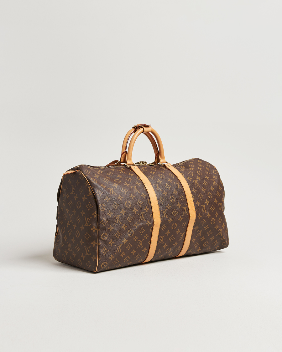 Men | Pre-Owned & Vintage Bags | Louis Vuitton Pre-Owned | Keepall 50 Monogram