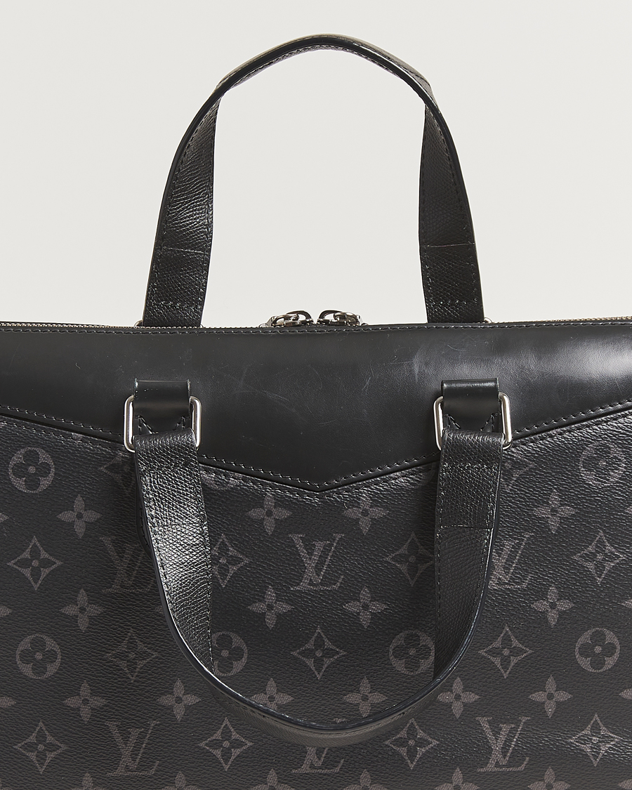 Men | Pre-Owned & Vintage Bags | Louis Vuitton Pre-Owned | Briefcase Explorer Monogram Eclipse