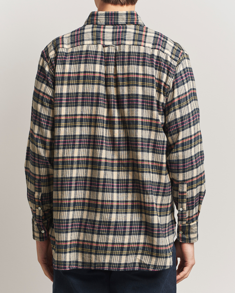 Men | Shirts | BEAMS PLUS | Flannel Button Down Shirt Beige Check