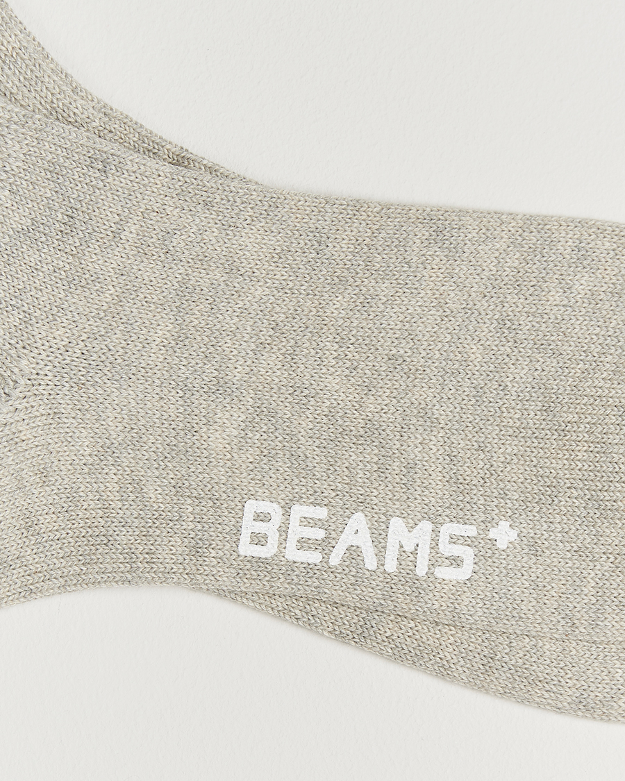 Men | Underwear & Socks | BEAMS PLUS | Schoolboy Socks Grey/Green
