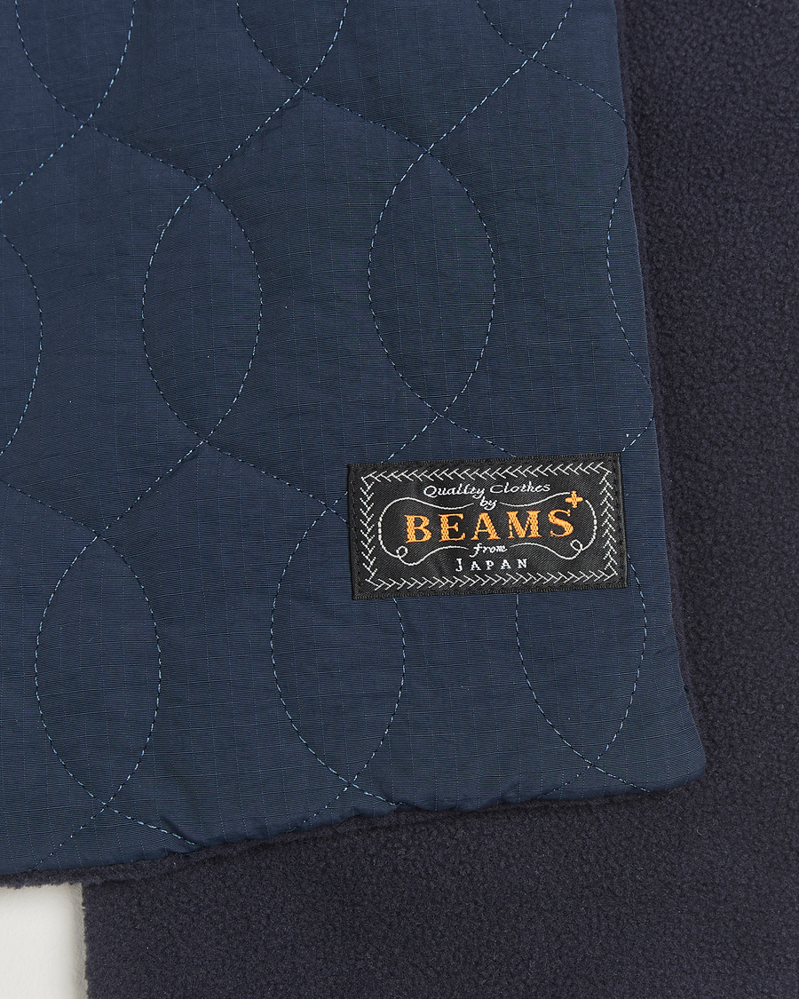 Men | Scarves | BEAMS PLUS | Muffler Boa Scarf Navy