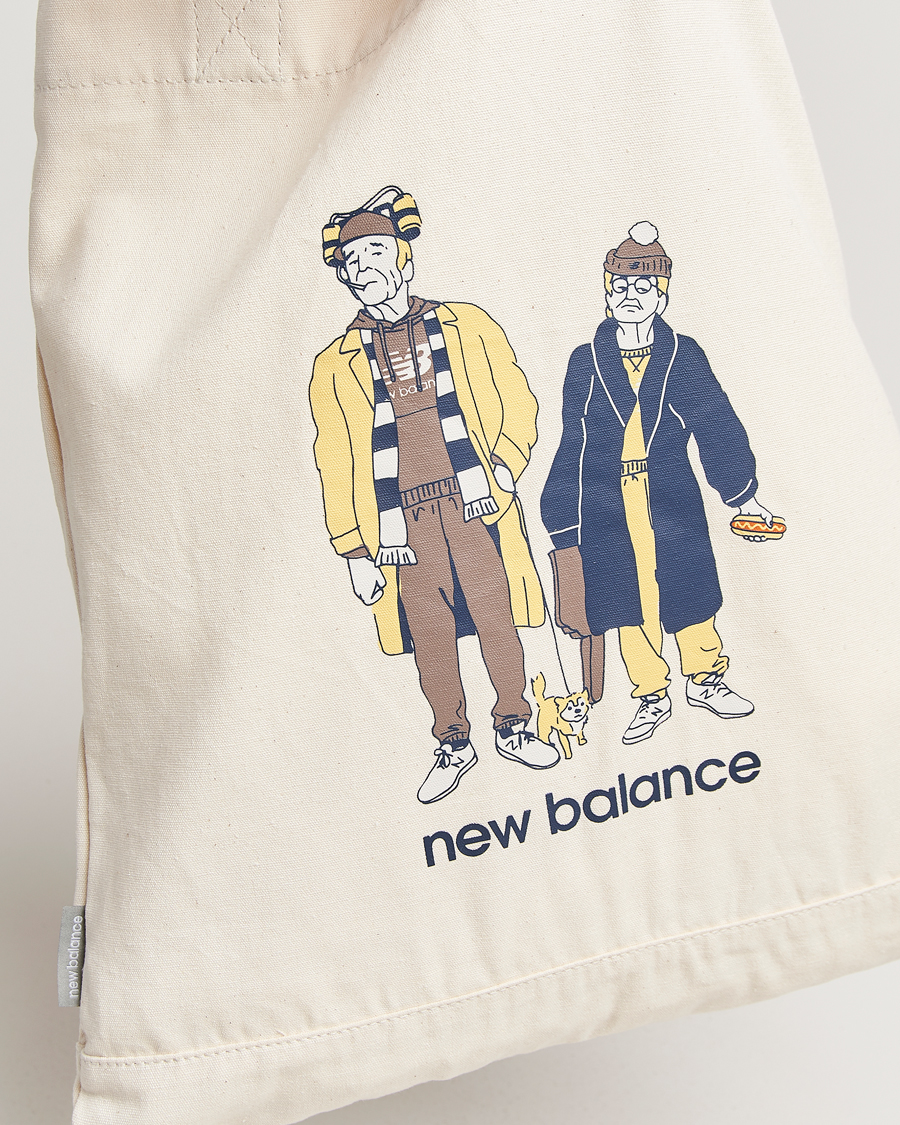 Men | New Balance Graphic Tote Bag Ecru | New Balance | Graphic Tote Bag Ecru